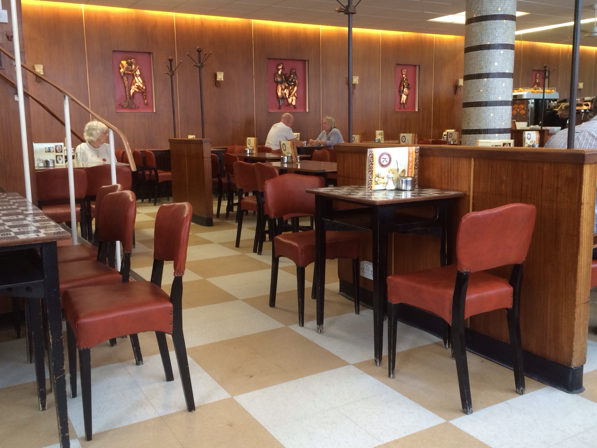 Kardomah café, Swansea — interior